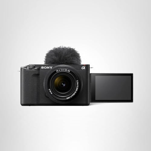 Sony Alpha ZV-E1 Full-Frame Interchangeable Lens Mirrorless Vlog Camera with 28-60mm Lens - Black Body