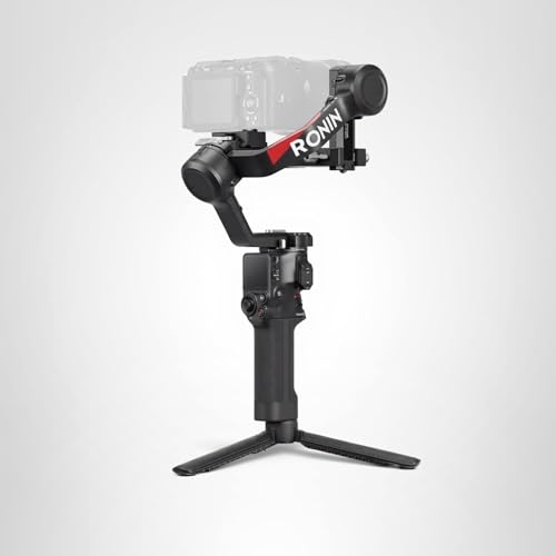 DJI RS 4, 3-Axis Gimbal Stabilizer for DSLR and Mirrorless Cameras Canon/Sony/Panasonic/Nikon/Fujifilm, 2nd-Gen Native Vertical Shooting, 2-Mode Switch Joystick, Teflon Axis Arms, Camera Gimbal