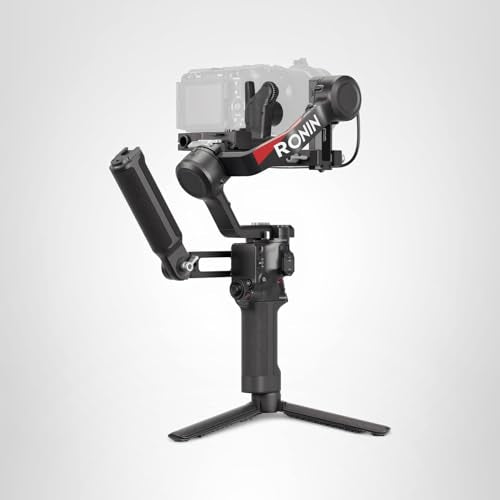 DJI RS 4, 3-Axis Gimbal Stabilizer for DSLR and Mirrorless Cameras Canon/Sony/Panasonic/Nikon/Fujifilm, 2nd-Gen Native Vertical Shooting, 2-Mode Switch Joystick, Teflon Axis Arms, Camera Gimbal