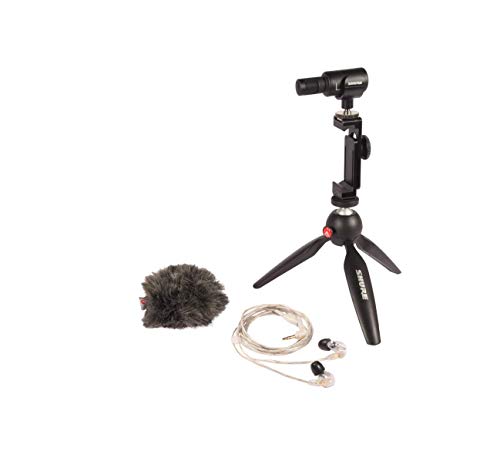 Shure MV88+ Video Kit - Digital Stereo Condenser Microphone for Apple and Android