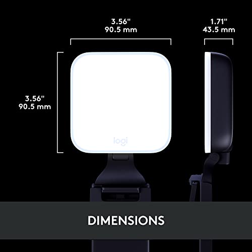 Logitech for Creators Litra Glow Premium LED Streaming Light with TrueSoft