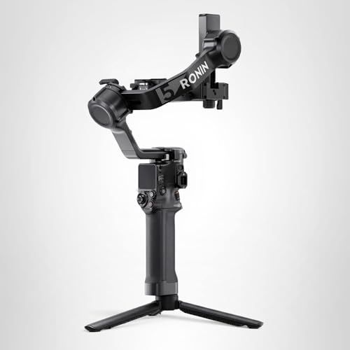 DJI RS 4, 3-Axis Gimbal Stabilizer for DSLR and Mirrorless Cameras Canon/Sony/Panasonic/Nikon/Fujifilm, 2nd-Gen Native Vertical Shooting, 2-Mode Switch Joystick, Teflon Axis Arms, Camera Gimbal