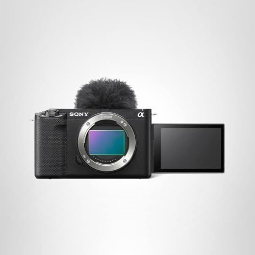 Sony Alpha ZV-E1 Full-Frame Interchangeable Lens Mirrorless Vlog Camera with 28-60mm Lens - Black Body