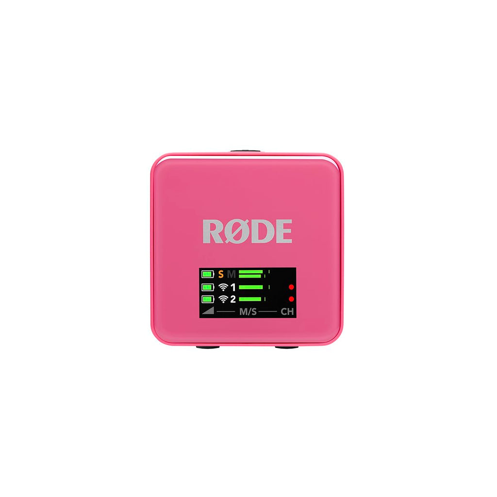 RØDE Wireless GO II Ultra-compact Dual-channel Wireless Microphone System with Built-in Microphones, On-board Recording and 200m Range for Filmmaking, Interviews and Content Creation