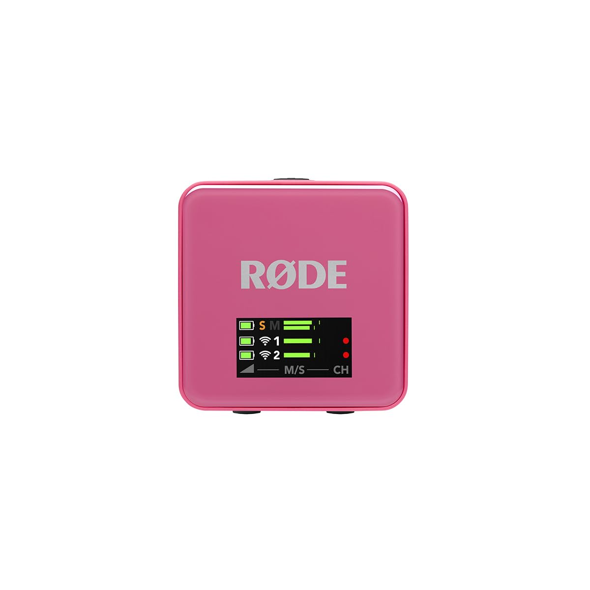 RØDE Wireless GO II Ultra-compact Dual-channel Wireless Microphone System with Built-in Microphones, On-board Recording and 200m Range for Filmmaking, Interviews and Content Creation