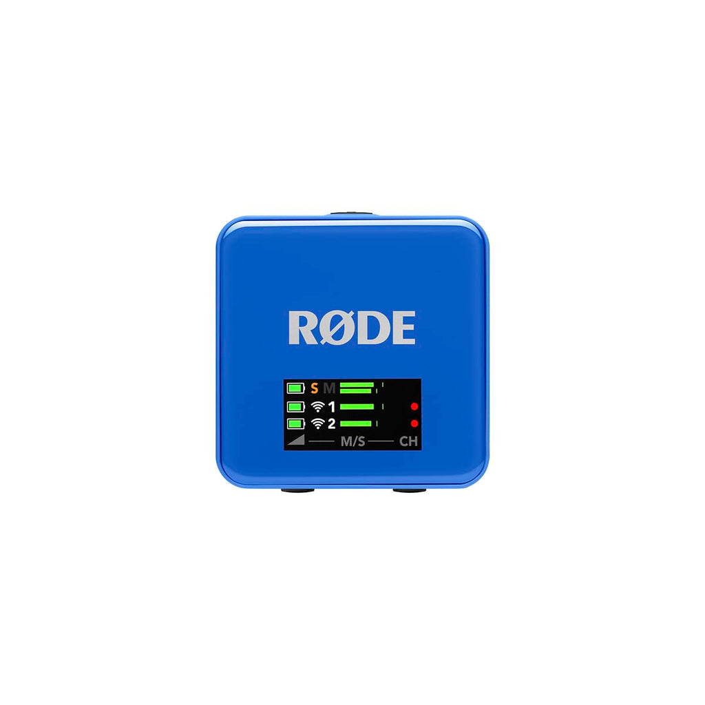 RØDE Wireless GO II Ultra-compact Dual-channel Wireless Microphone System with Built-in Microphones, On-board Recording and 200m Range for Filmmaking, Interviews and Content Creation