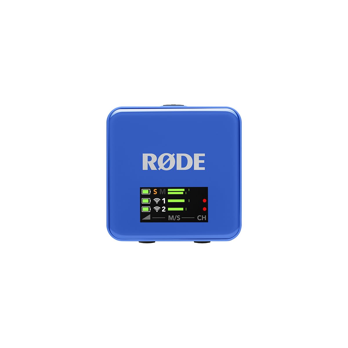 RØDE Wireless GO II Ultra-compact Dual-channel Wireless Microphone System with Built-in Microphones, On-board Recording and 200m Range for Filmmaking, Interviews and Content Creation