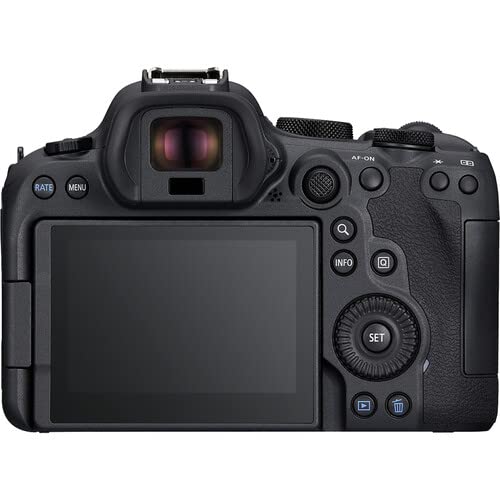 Canon EOS R6 Mark II Mirrorless Camera Body Only (5666C002) 24.2MP Full-Frame CMOS Sensor, 4K 60p Video, Dual Pixel CMOS AF II | Fast Continuous Shooting with Shoulder Bag and 64GB Memory Card