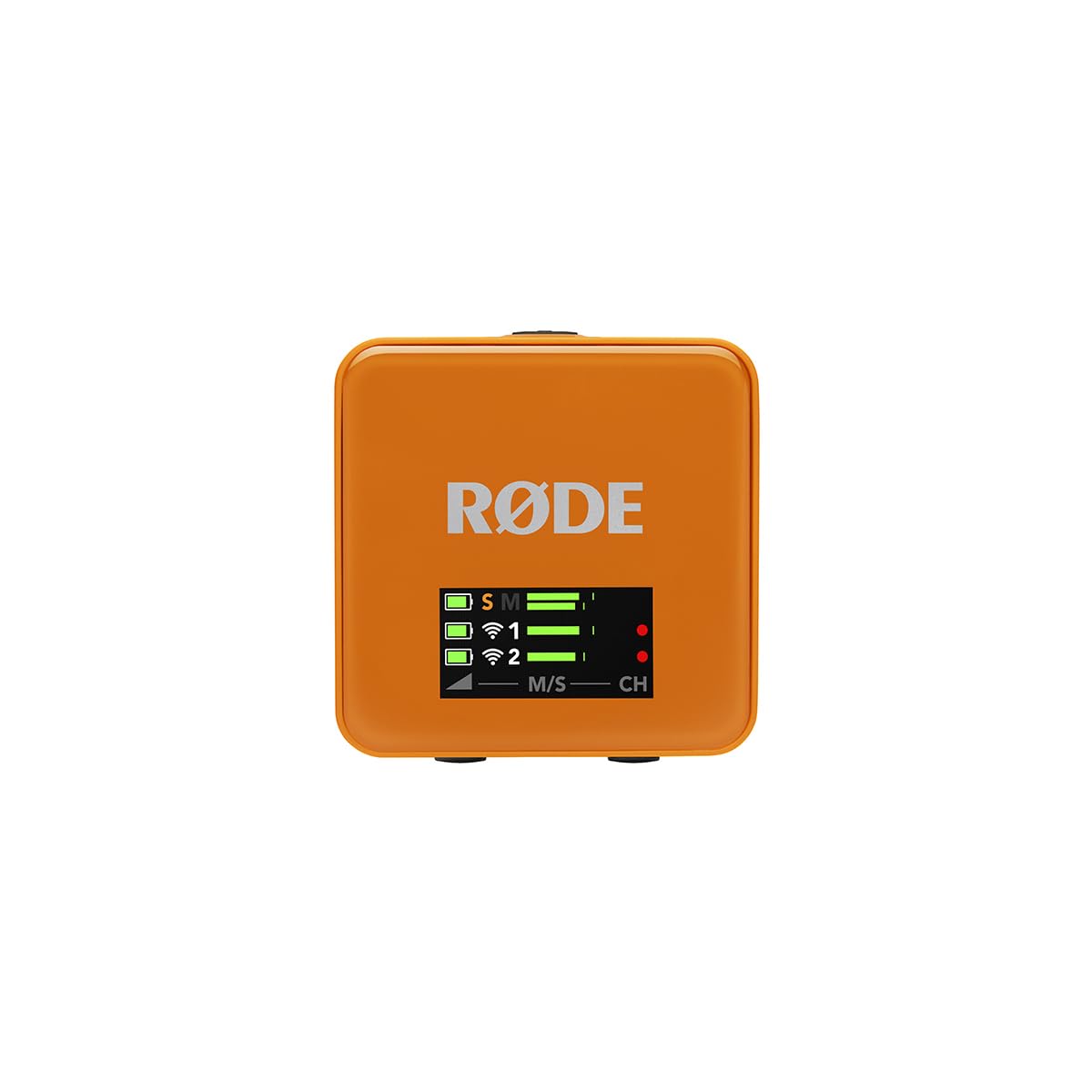 RØDE Wireless GO II Ultra-compact Dual-channel Wireless Microphone System with Built-in Microphones, On-board Recording and 200m Range for Filmmaking, Interviews and Content Creation