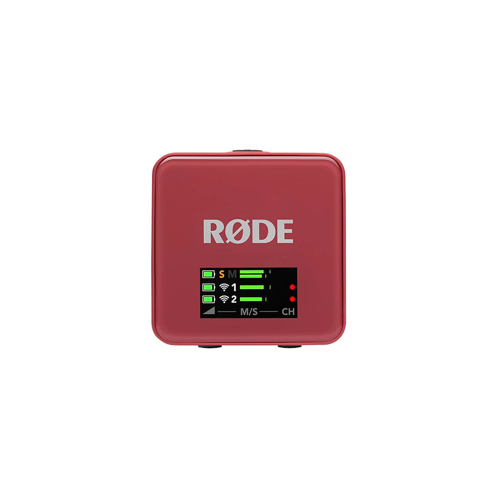 RØDE Wireless GO II Ultra-compact Dual-channel Wireless Microphone System with Built-in Microphones, On-board Recording and 200m Range for Filmmaking, Interviews and Content Creation