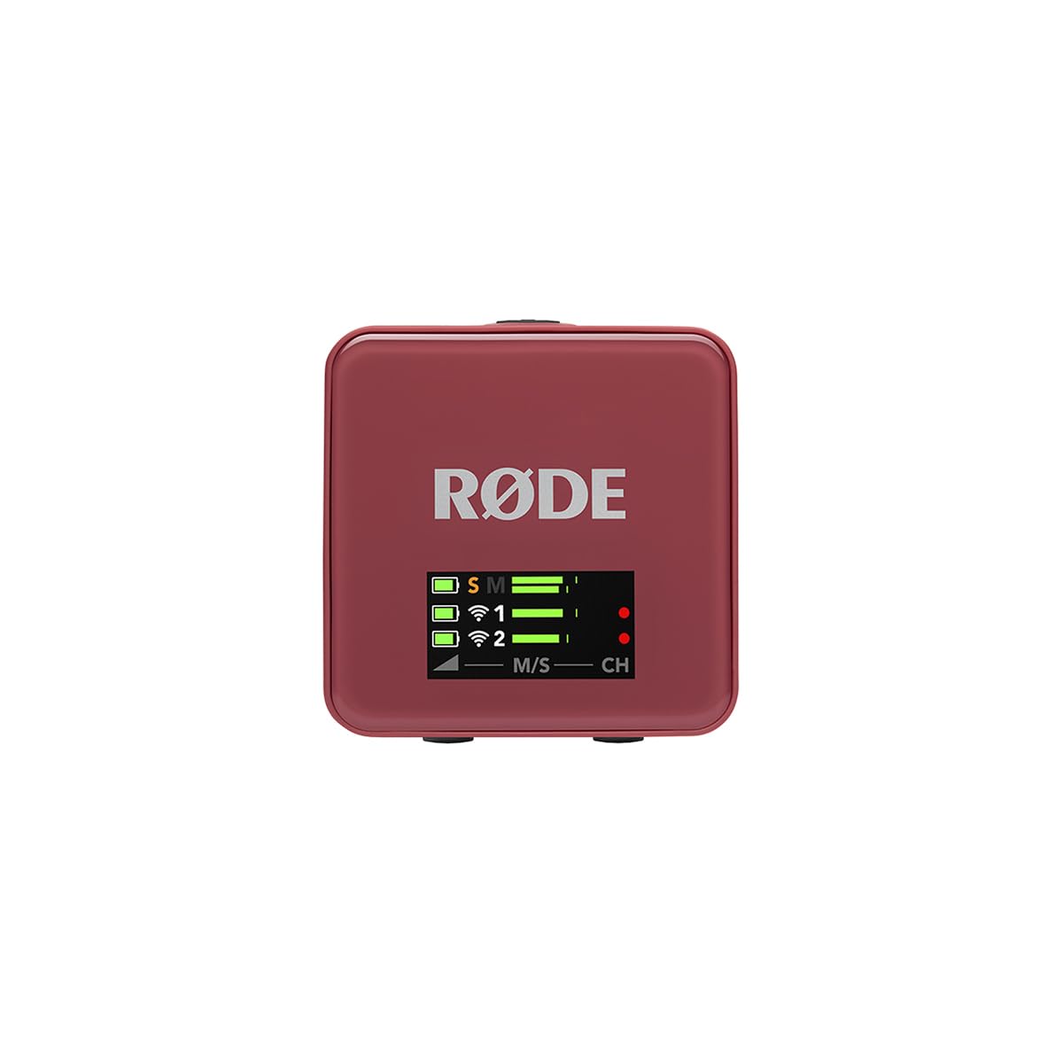 RØDE Wireless GO II Ultra-compact Dual-channel Wireless Microphone System with Built-in Microphones, On-board Recording and 200m Range for Filmmaking, Interviews and Content Creation