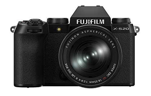 Fujifilm X-S20 Mirrorless Digital Camera XF16-50mmF2.8-4.8 R LM WR - Black