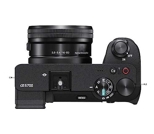 Sony Alpha a6700 Mirrorless Camera with E PZ 16-50mm f/3.5-.6 OSS Lens