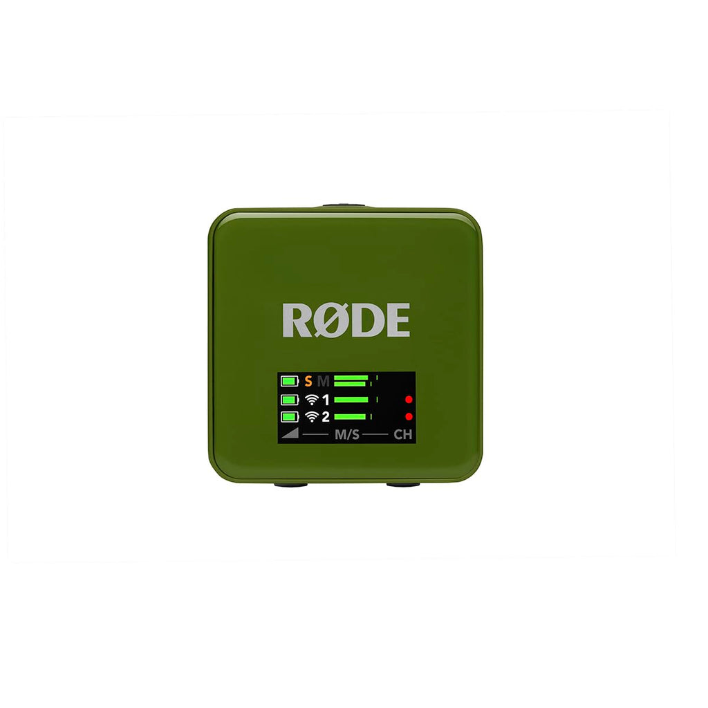 RØDE Wireless GO II Ultra-compact Dual-channel Wireless Microphone System with Built-in Microphones, On-board Recording and 200m Range for Filmmaking, Interviews and Content Creation