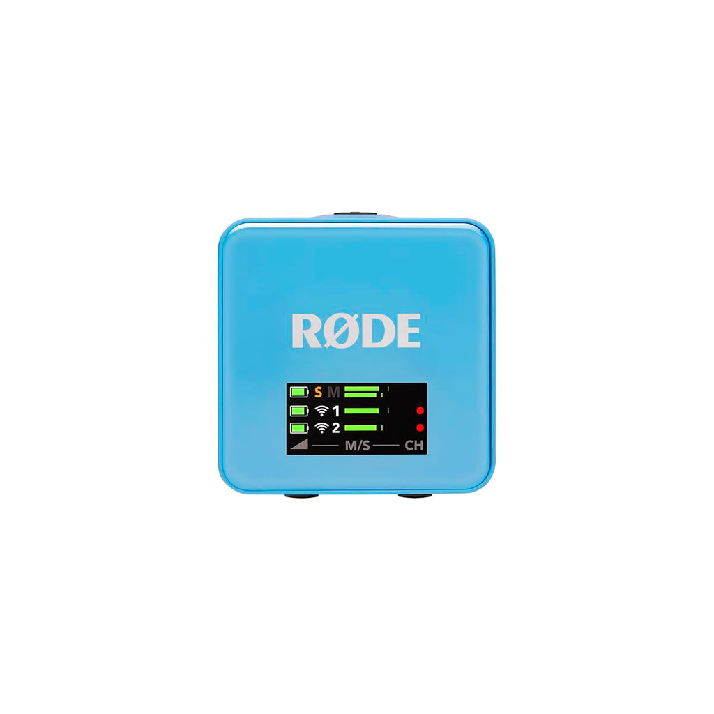 RØDE Wireless GO II Ultra-compact Dual-channel Wireless Microphone System with Built-in Microphones, On-board Recording and 200m Range for Filmmaking, Interviews and Content Creation