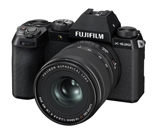 Fujifilm X-S20 Mirrorless Digital Camera XF16-50mmF2.8-4.8 R LM WR - Black