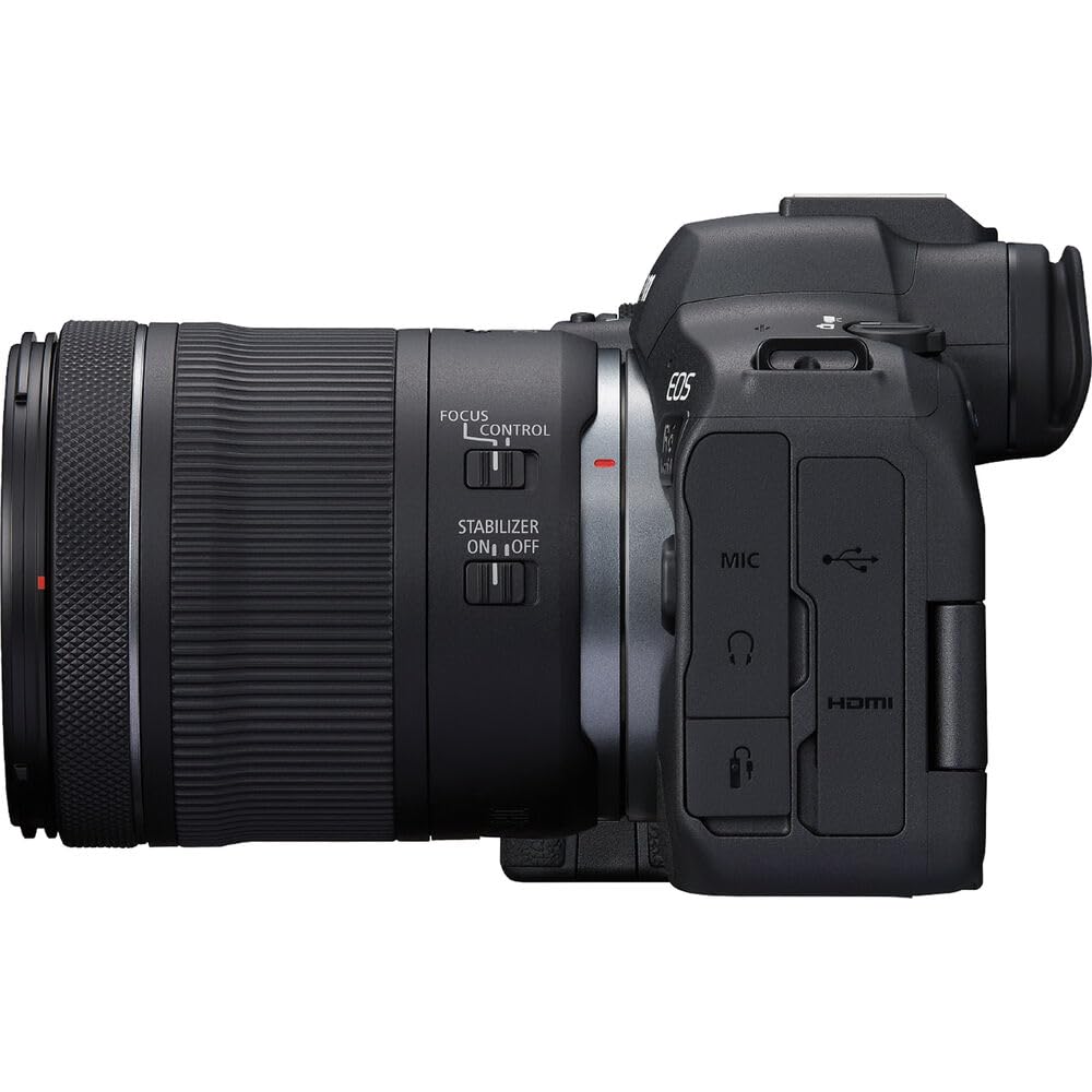 Canon EOS R6 Mark II Mirrorless Camera Body Only (5666C002) 24.2MP Full-Frame CMOS Sensor, 4K 60p Video, Dual Pixel CMOS AF II | Fast Continuous Shooting with Shoulder Bag and 64GB Memory Card