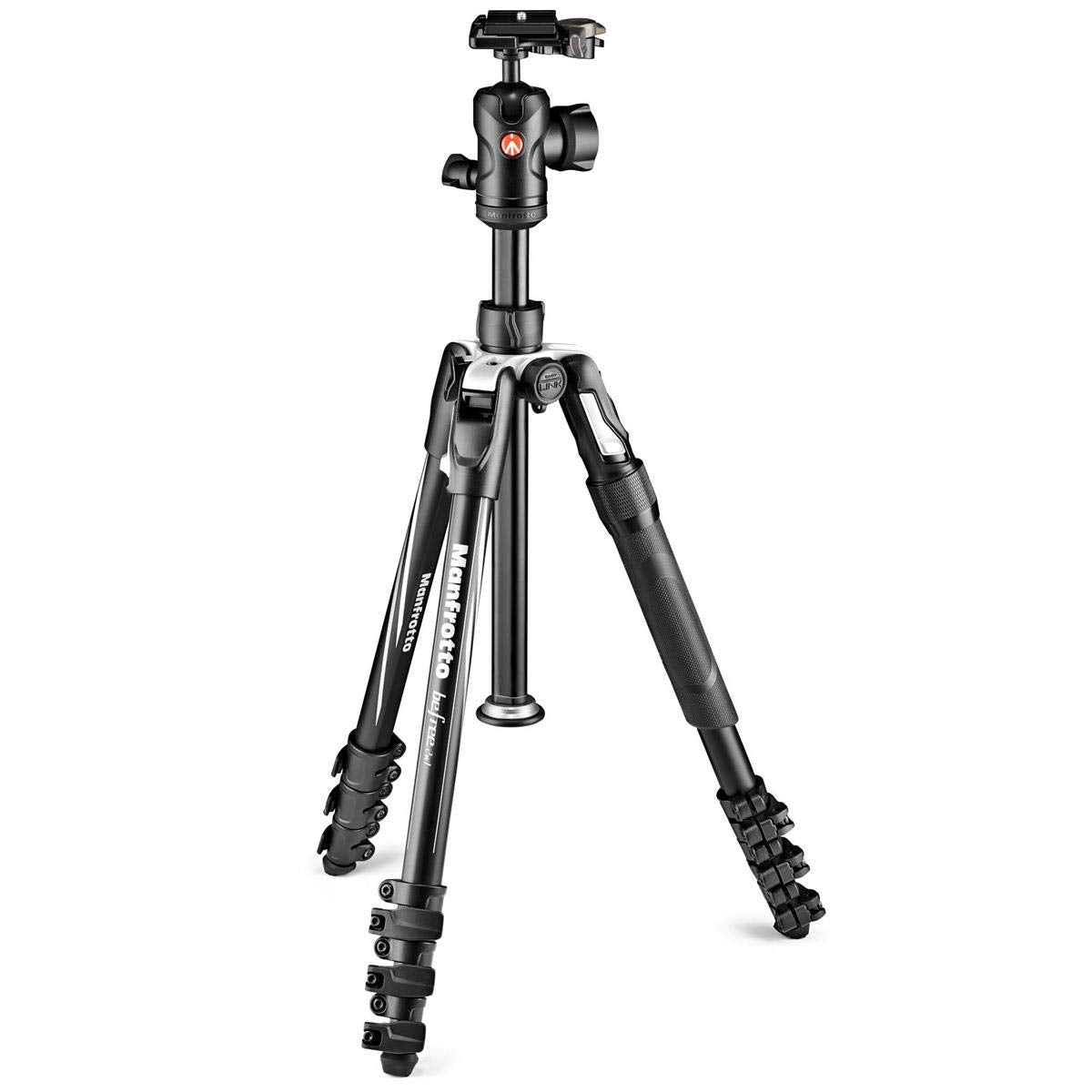 Manfrotto Befree Advanced Camera Tripod with Lever Closure, Portable and Compact Travel Tripod Kit with Ball Head, Aluminum Tripod for DSLR Reflex and Mirrorless Cameras, Camera Accessories