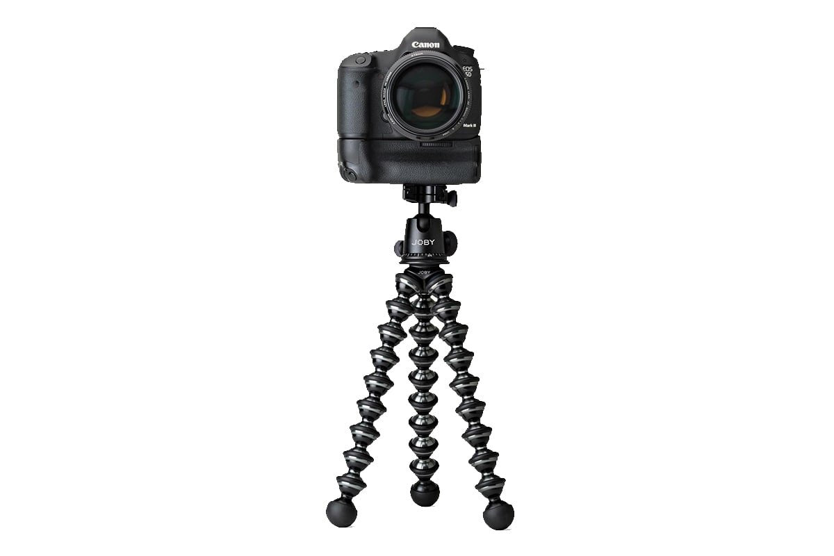 JOBY GorillaPod 5K Stand. Premium Flexible Tripod 5K Stand for Pro-Grade DSLR Cameras or devices up to 5K (11lbs). Black/Charcoal.