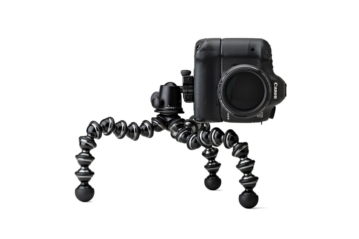 JOBY GorillaPod 5K Stand. Premium Flexible Tripod 5K Stand for Pro-Grade DSLR Cameras or devices up to 5K (11lbs). Black/Charcoal.