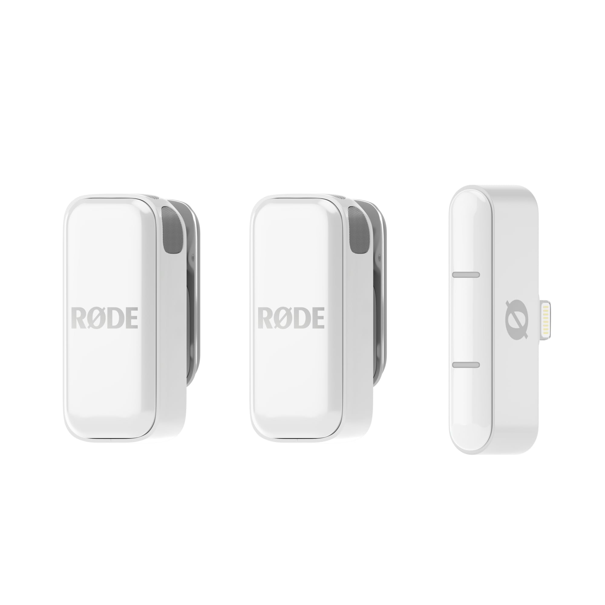 RØDE Wireless Micro - Compact Wireless Microphone Camera Kit, Two Mics with Camera Receiver, Smartphone Receiver, and Charge Case for Content Creation - USB-C, Black