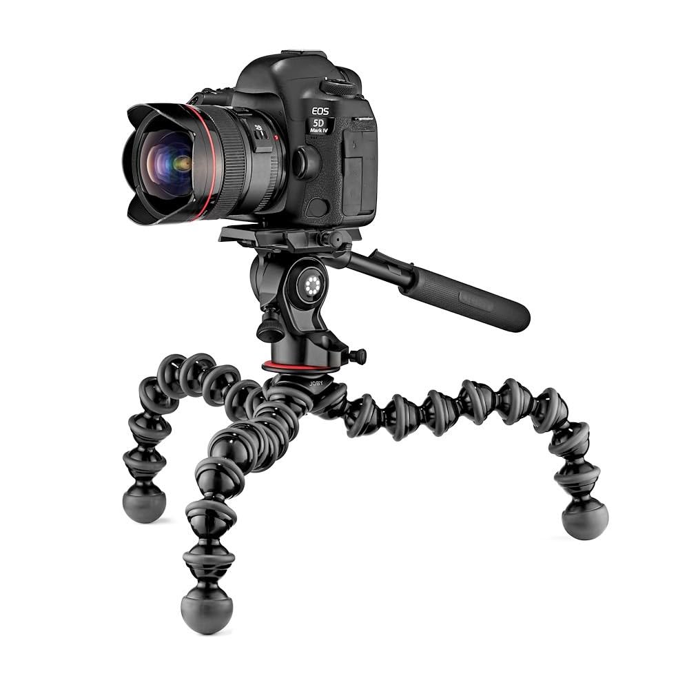 JOBY GorillaPod 5K Stand. Premium Flexible Tripod 5K Stand for Pro-Grade DSLR Cameras or devices up to 5K (11lbs). Black/Charcoal.