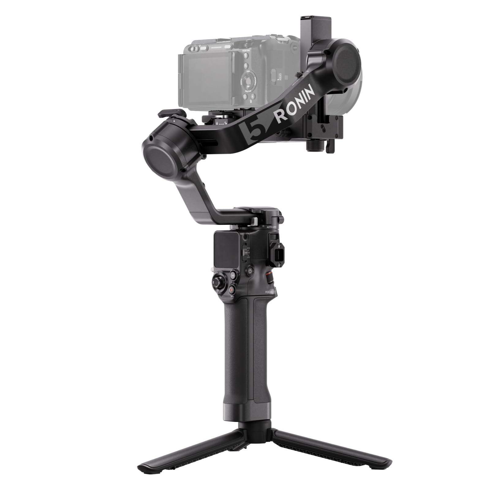 DJI RS 4, 3-Axis Gimbal Stabilizer for DSLR and Mirrorless Cameras Canon/Sony/Panasonic/Nikon/Fujifilm, 2nd-Gen Native Vertical Shooting, 2-Mode Switch Joystick, Teflon Axis Arms, Camera Gimbal