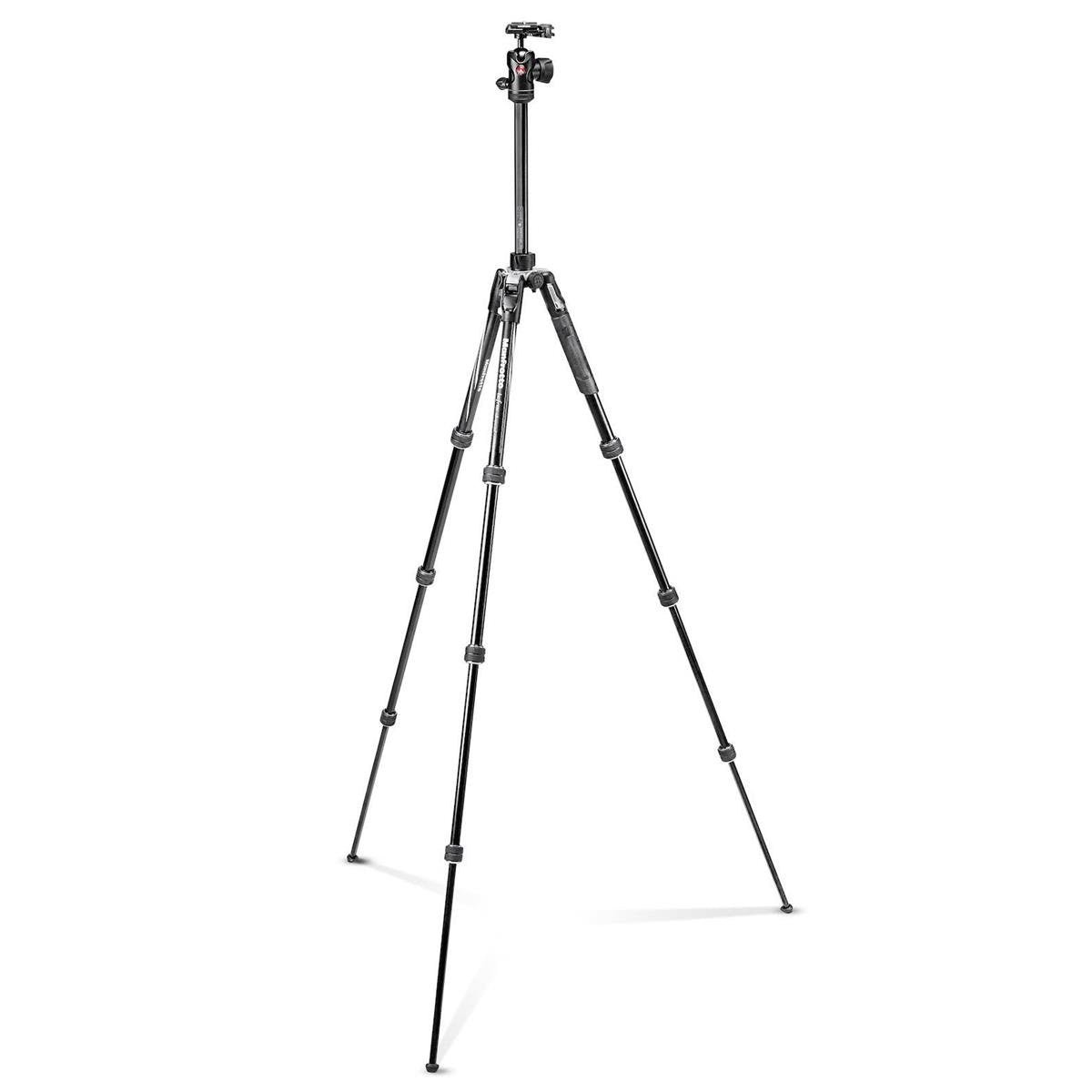 Manfrotto Befree Advanced Camera Tripod with Lever Closure, Portable and Compact Travel Tripod Kit with Ball Head, Aluminum Tripod for DSLR Reflex and Mirrorless Cameras, Camera Accessories