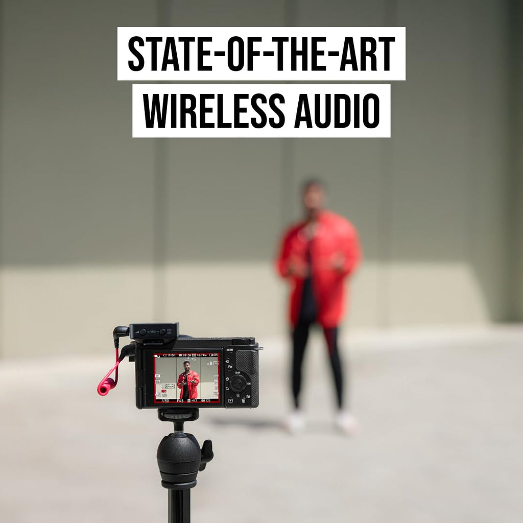 RØDE Wireless GO II Ultra-compact Dual-channel Wireless Microphone System with Built-in Microphones, On-board Recording and 200m Range for Filmmaking, Interviews and Content Creation