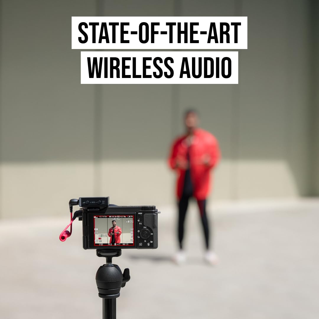 RØDE Wireless GO II Ultra-compact Dual-channel Wireless Microphone System with Built-in Microphones, On-board Recording and 200m Range for Filmmaking, Interviews and Content Creation