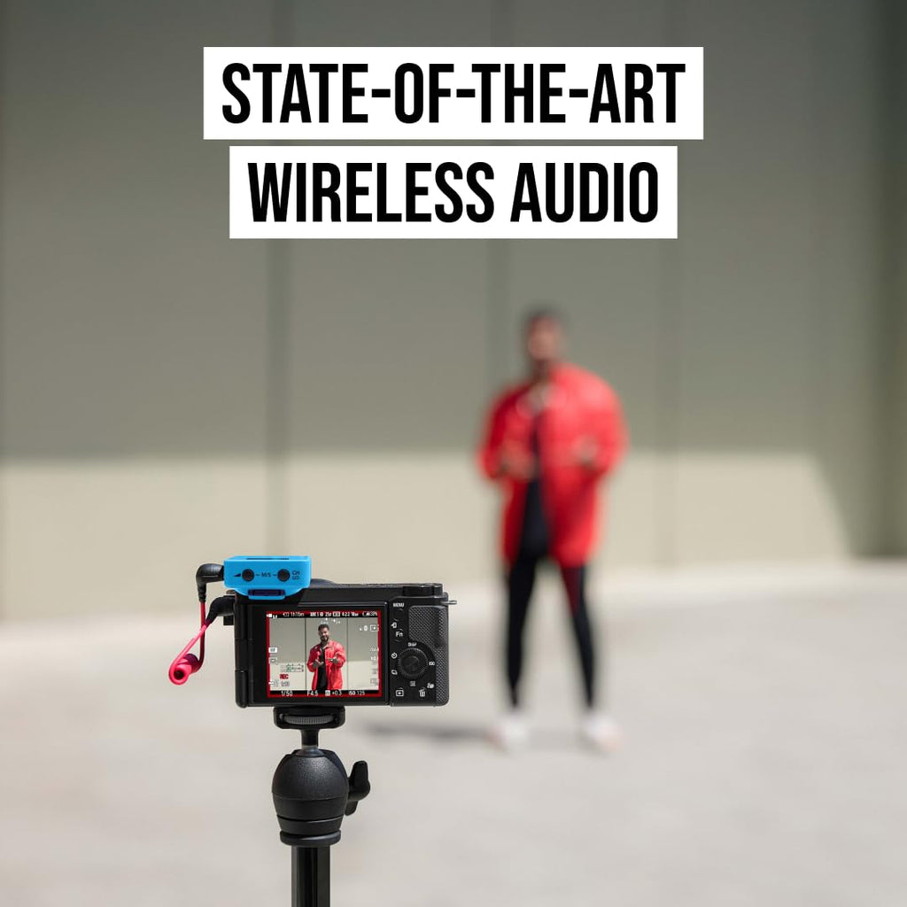 RØDE Wireless GO II Ultra-compact Dual-channel Wireless Microphone System with Built-in Microphones, On-board Recording and 200m Range for Filmmaking, Interviews and Content Creation