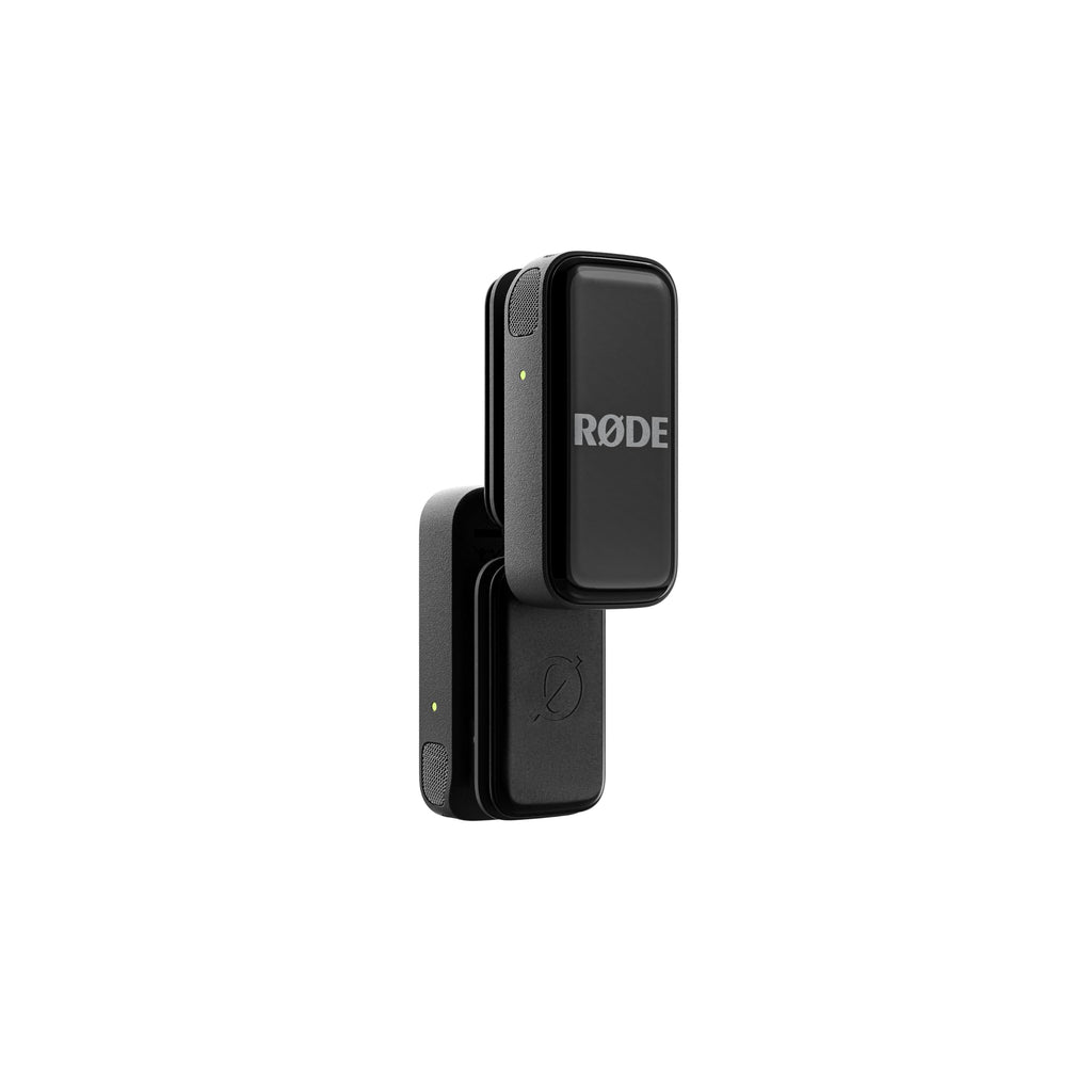 RØDE Wireless Micro - Compact Wireless Microphone Camera Kit, Two Mics with Camera Receiver, Smartphone Receiver, and Charge Case for Content Creation - USB-C, Black