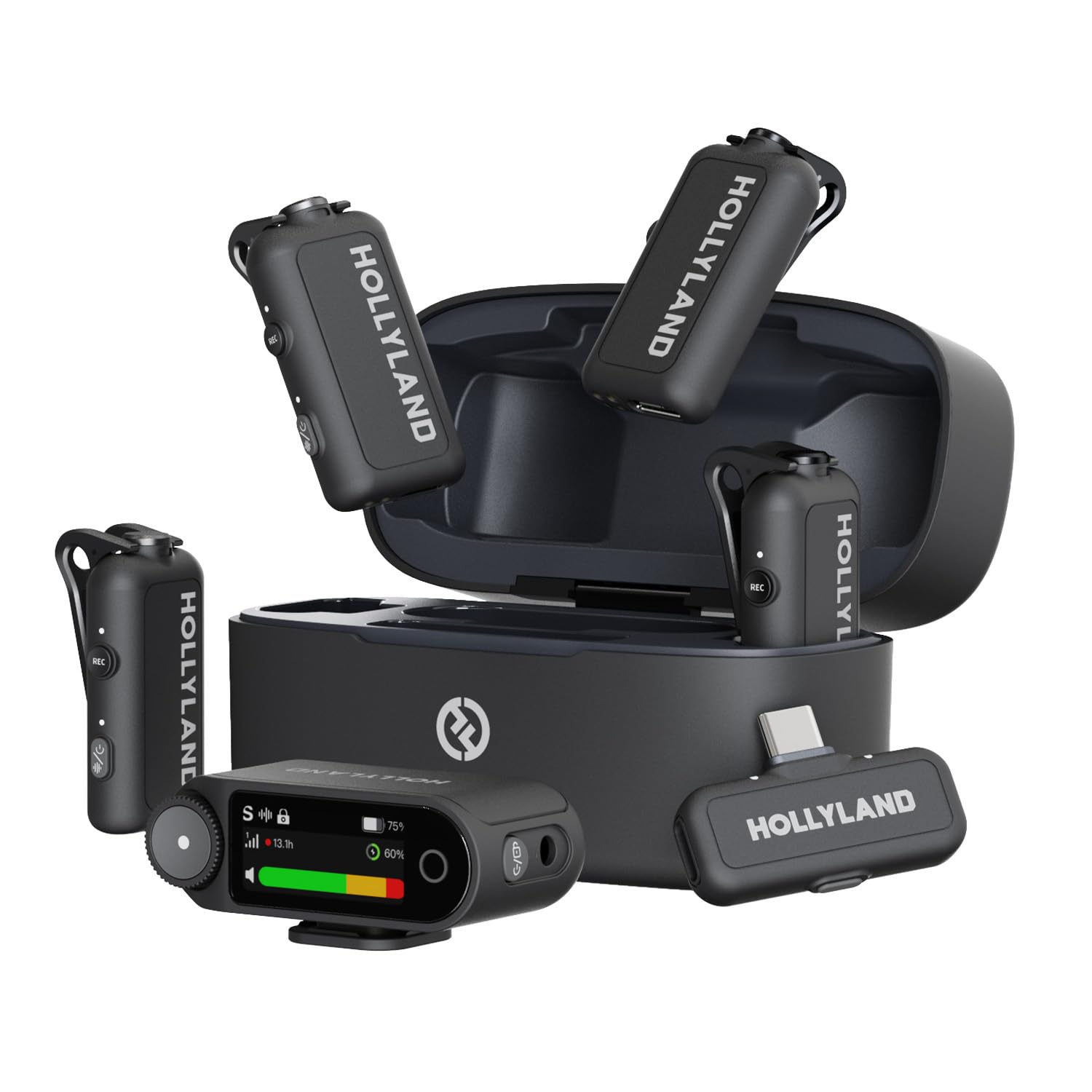 Hollyland Lark MAX 2 Wireless Microphone for iPhone/Camera/Android