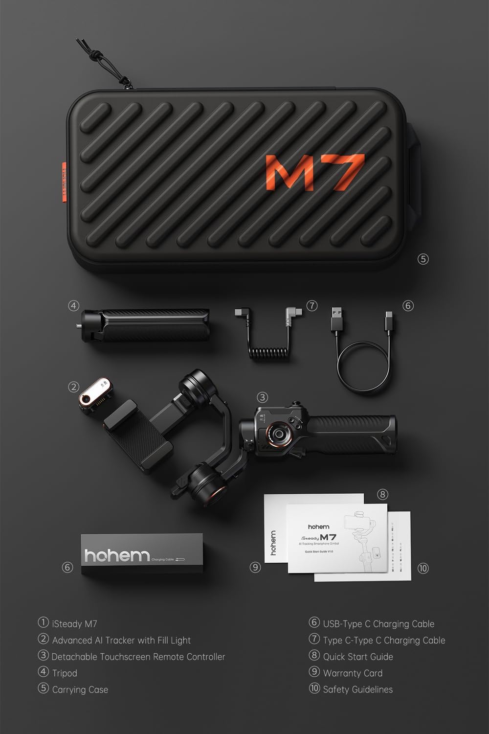 Hohem iSteady M7 Gimbal Stabilizer for Smartphone