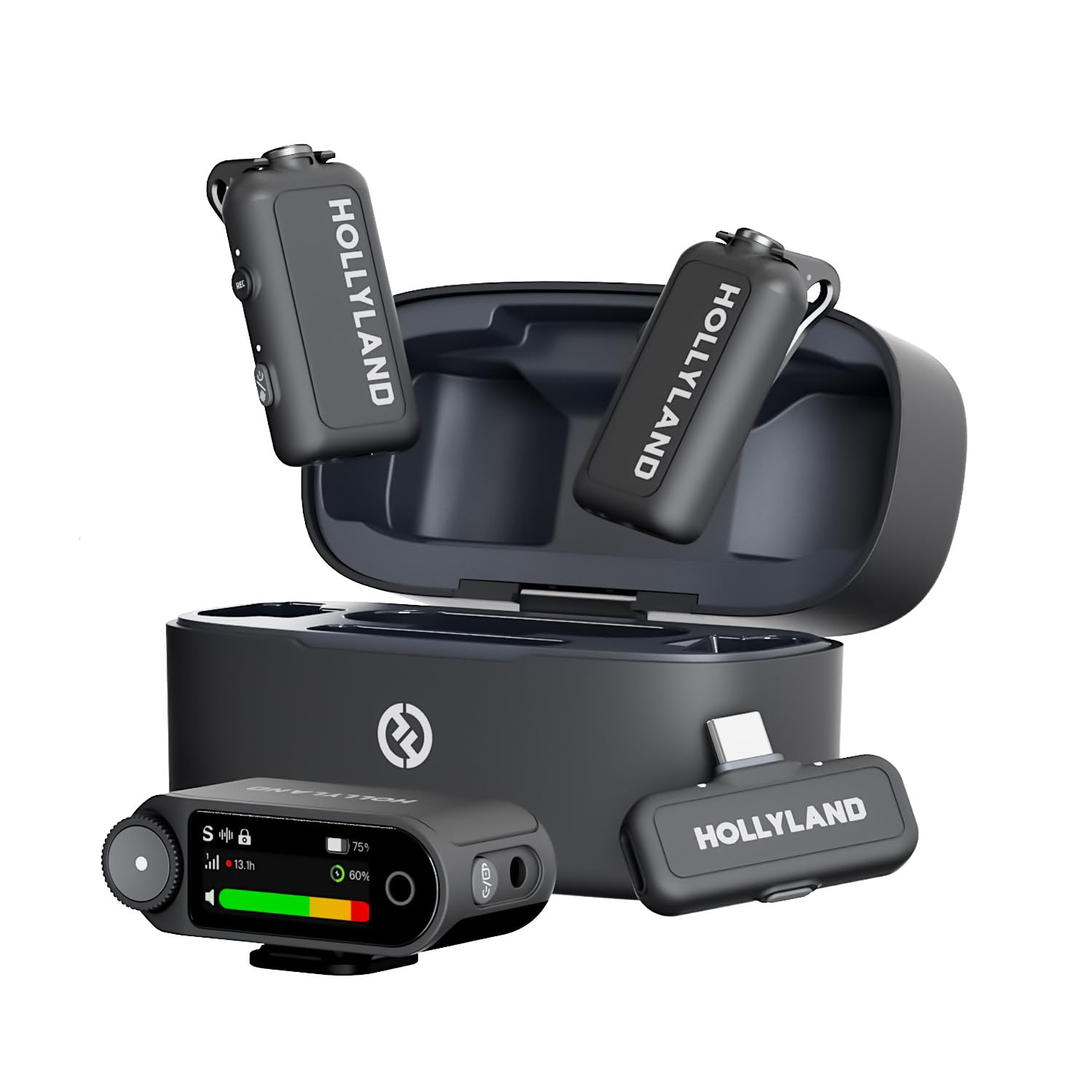 Hollyland Lark MAX 2 Wireless Microphone for iPhone/Camera/Android