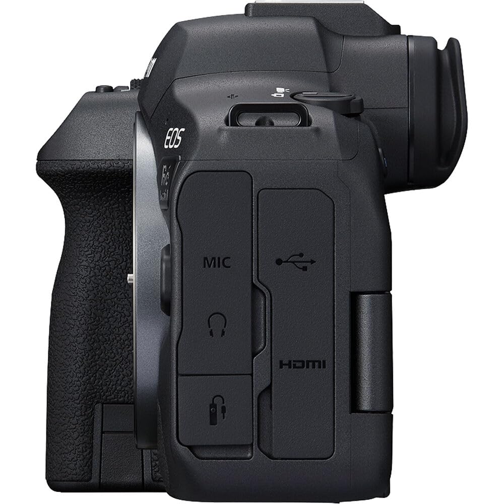 Canon EOS R6 Mark II Mirrorless Camera Body Only (5666C002) 24.2MP Full-Frame CMOS Sensor, 4K 60p Video, Dual Pixel CMOS AF II | Fast Continuous Shooting with Shoulder Bag and 64GB Memory Card