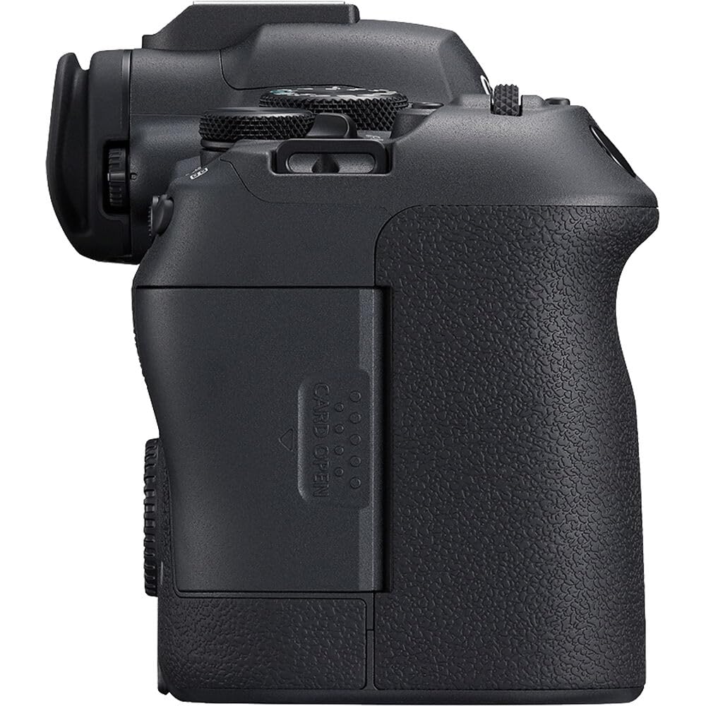 Canon EOS R6 Mark II Mirrorless Camera Body Only (5666C002) 24.2MP Full-Frame CMOS Sensor, 4K 60p Video, Dual Pixel CMOS AF II | Fast Continuous Shooting with Shoulder Bag and 64GB Memory Card