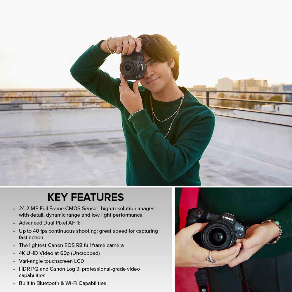 Canon EOS R8 Mirrorless Camera Body