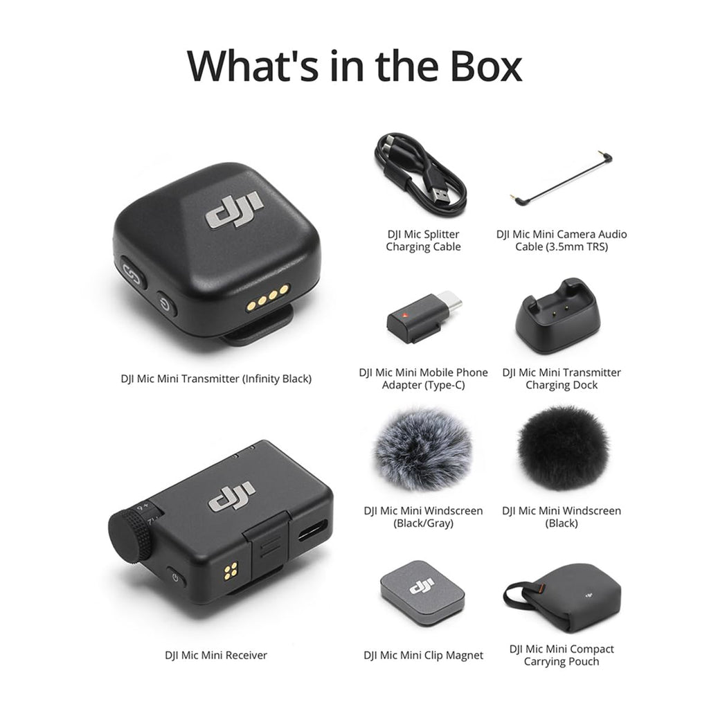 DJI Mic Mini (2 TX + 1 RX + Charging Case)