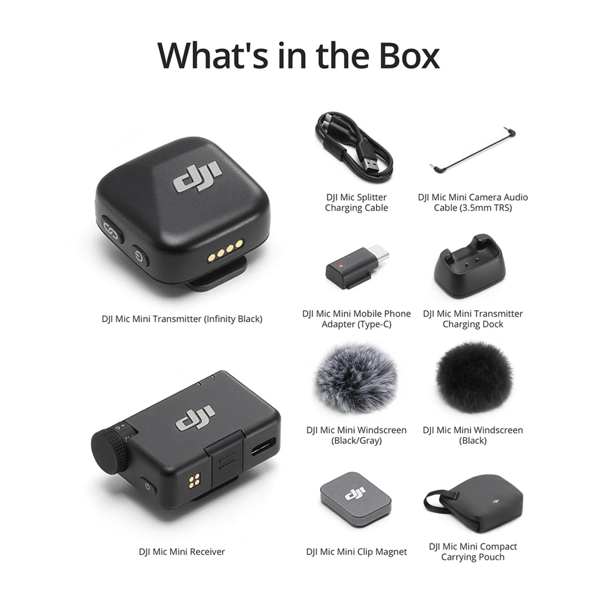 DJI Mic Mini (2 TX + 1 RX + Charging Case)