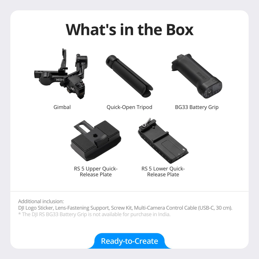 DJI RS 4, 3-Axis Gimbal Stabilizer for DSLR and Mirrorless Cameras Canon/Sony/Panasonic/Nikon/Fujifilm, 2nd-Gen Native Vertical Shooting, 2-Mode Switch Joystick, Teflon Axis Arms, Camera Gimbal
