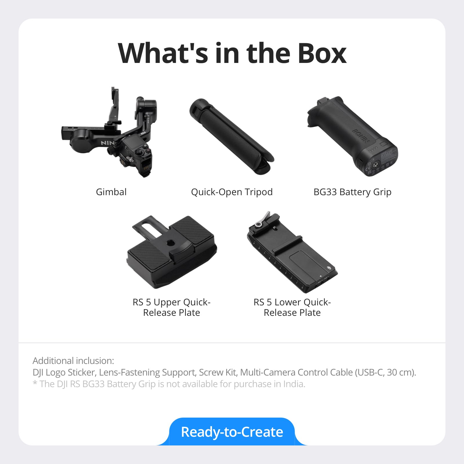 DJI RS 4, 3-Axis Gimbal Stabilizer for DSLR and Mirrorless Cameras Canon/Sony/Panasonic/Nikon/Fujifilm, 2nd-Gen Native Vertical Shooting, 2-Mode Switch Joystick, Teflon Axis Arms, Camera Gimbal