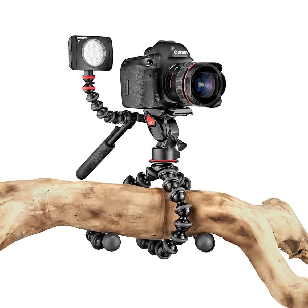 JOBY GorillaPod 5K Stand. Premium Flexible Tripod 5K Stand for Pro-Grade DSLR Cameras or devices up to 5K (11lbs). Black/Charcoal.