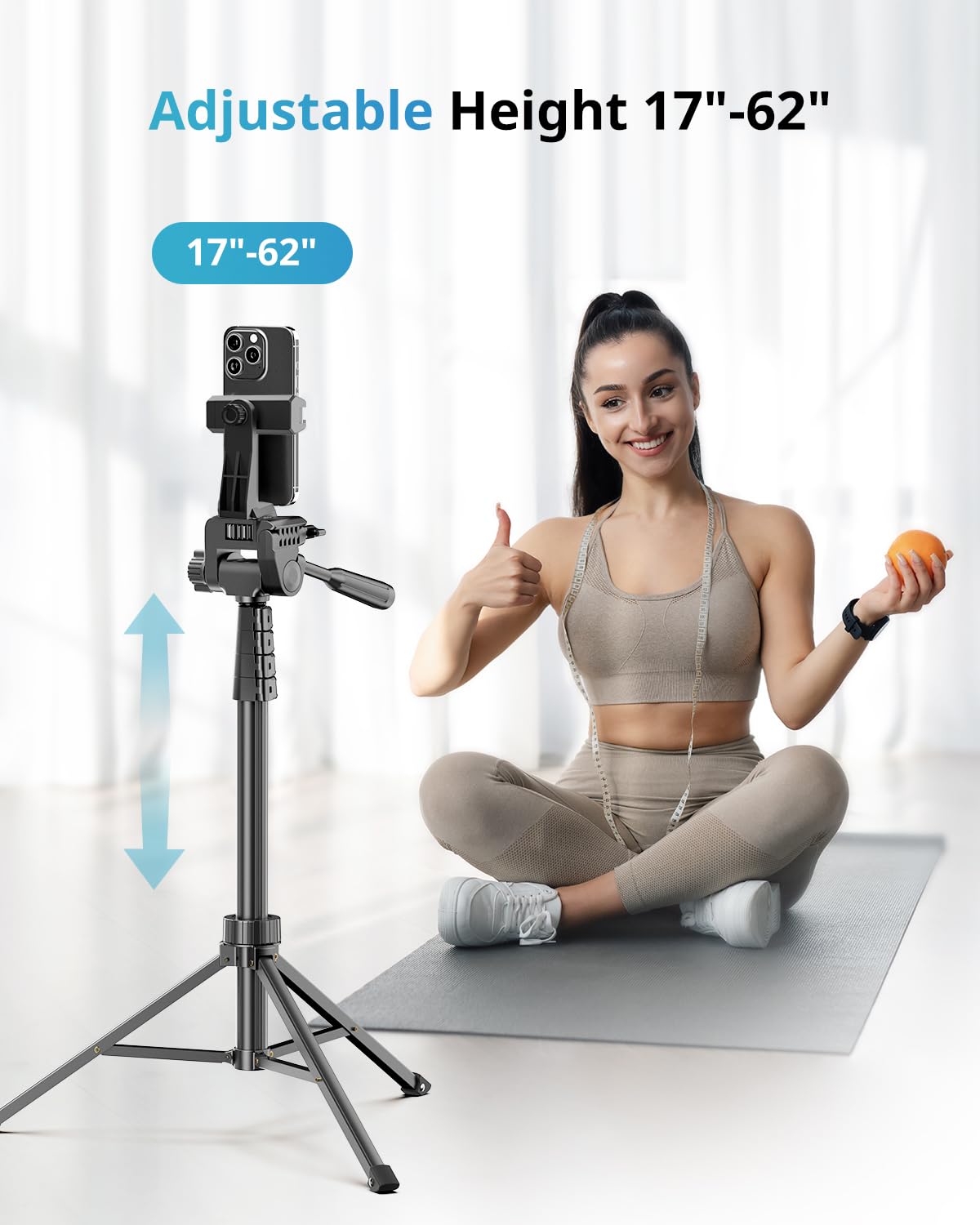 UBeesize 12'' LED Ring Light with 62'' Tripod Stand