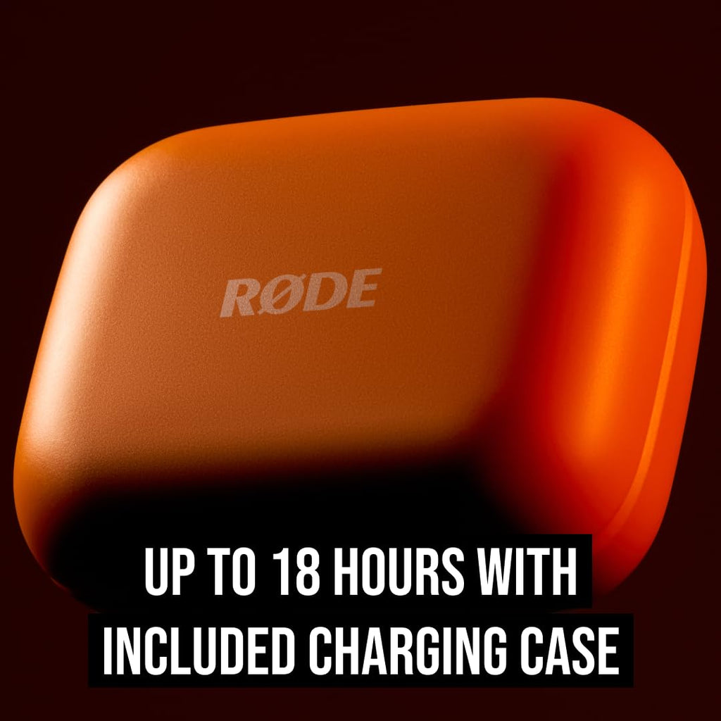 RØDE Wireless Micro - Compact Wireless Microphone Camera Kit, Two Mics with Camera Receiver, Smartphone Receiver, and Charge Case for Content Creation - USB-C, Black