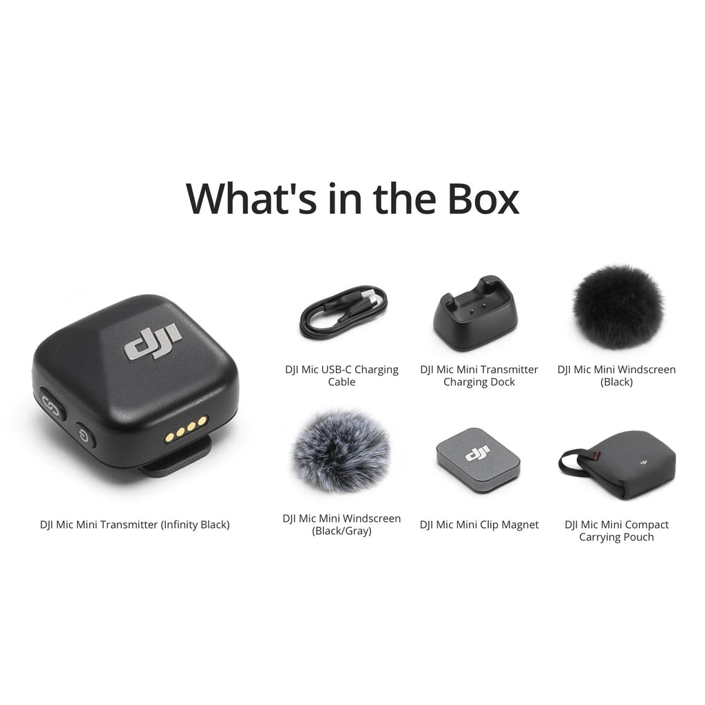 DJI Mic Mini (2 TX + 1 RX + Charging Case)