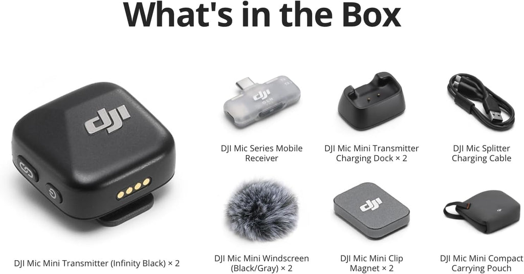 DJI Mic Mini (2 TX + 1 RX + Charging Case)