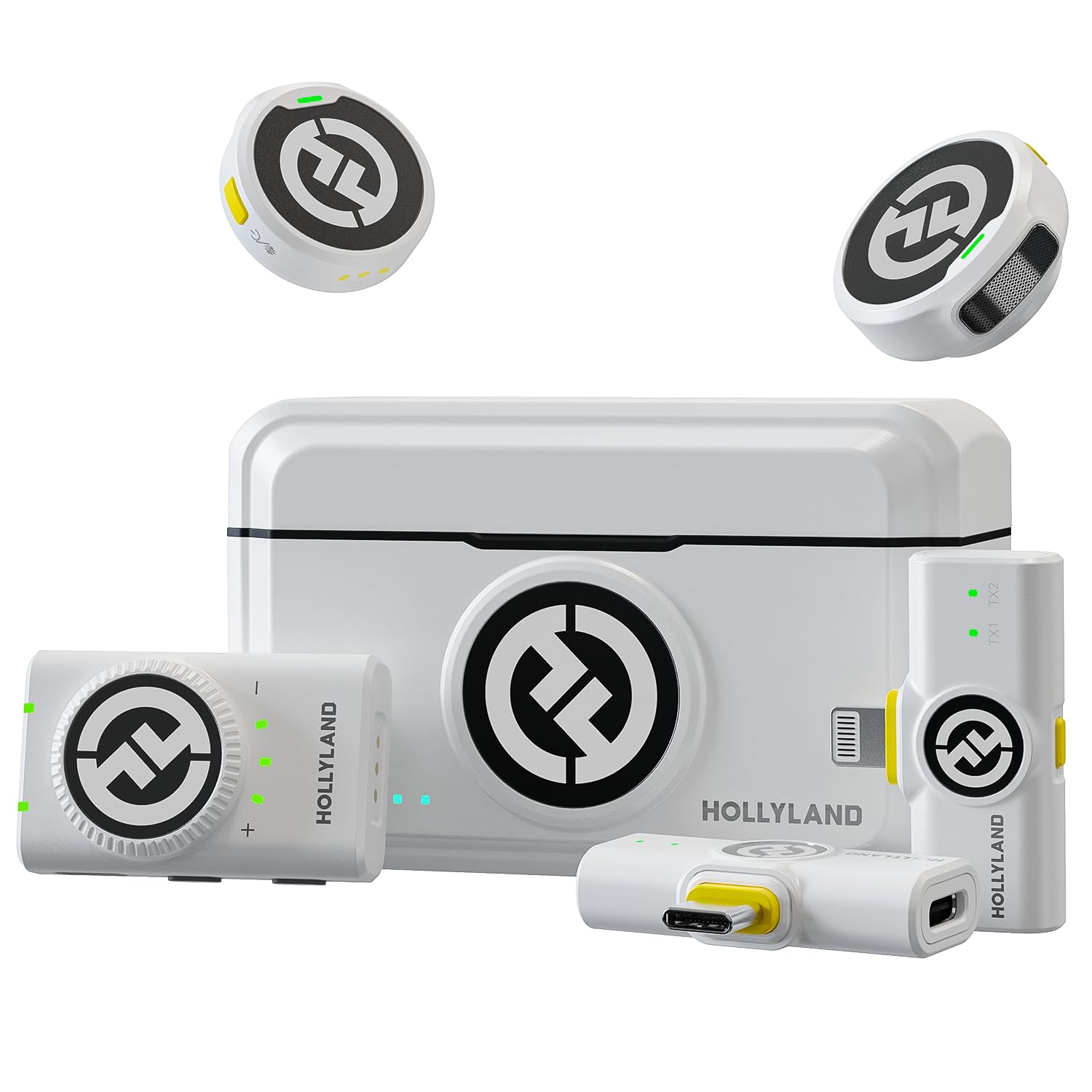 Hollyland Lark M2 Wireless Microphone for iPhone/Camera/Android/PC