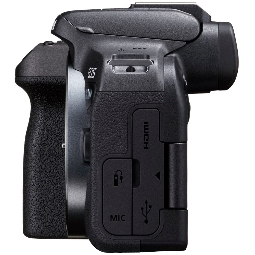 Canon EOS R10 Mirrorless Camera Kit with RF-S 18-45mm Lens | 24.2MP APS-C, 4K Video, Dual Pixel AF, 15fps Burst, Perfect for Beginner Photographers & Vloggers (5331C009) + 64GB Card + Shoulder Bag