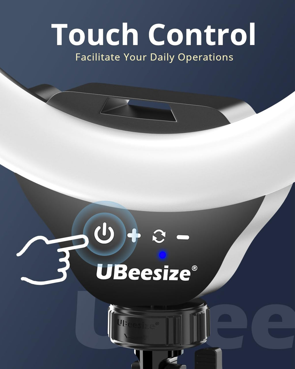 UBeesize 12'' LED Ring Light with 62'' Tripod Stand